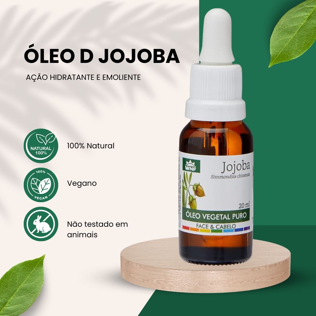 Óleo Vegetal Jojoba 20 ml - Simmondsia chinensis, WNF