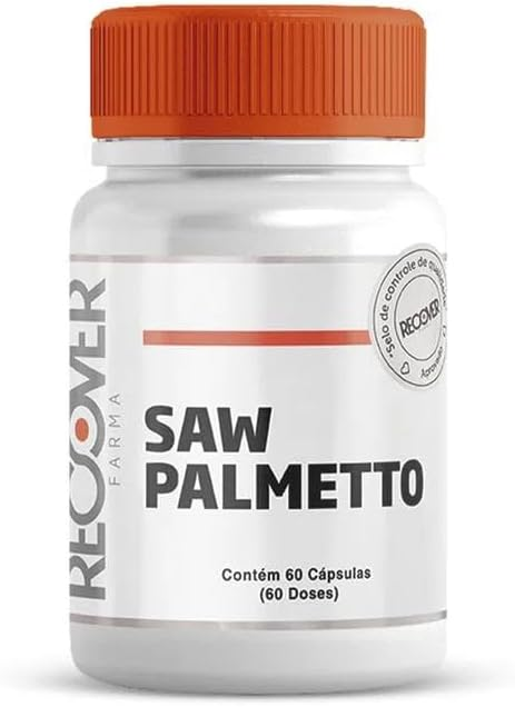 Saw Palmetto 160mg - 60 Cápsulas (60 Doses) - Recover Farma