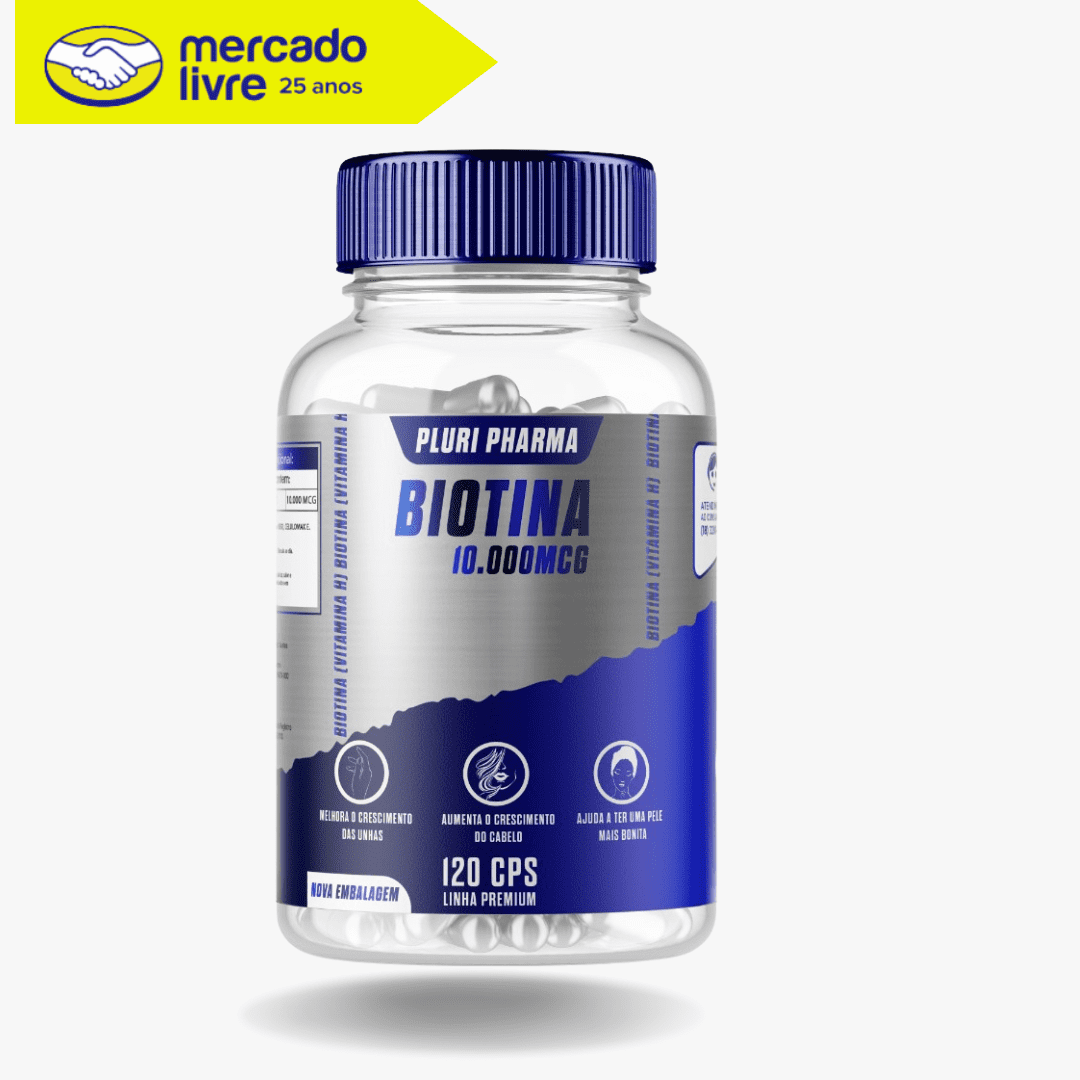 Biotina 10.000mcg 120 Capsulas Sabor N/A