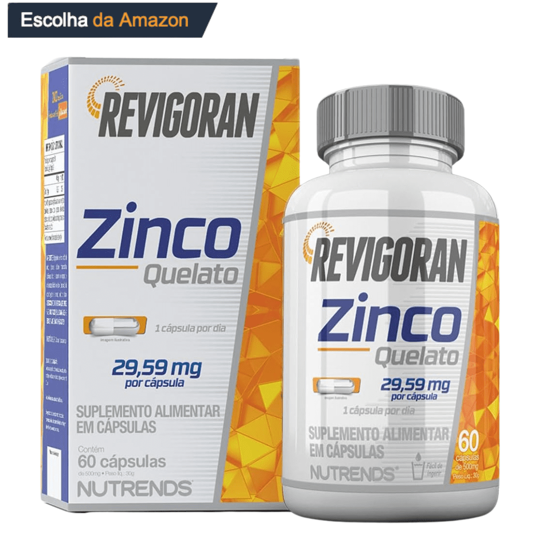 Nutrends Revigoran Zinco Quelato 60 Cáps